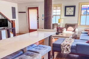 Sweet Spacious Suite is a dog-friendly, two-story home.