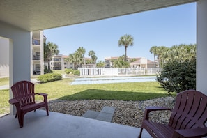 Our patio is a great place to hang out - Step out on our patio and breathe in the fresh ocean air! This is a great place to end each day with a glass of fine wine.