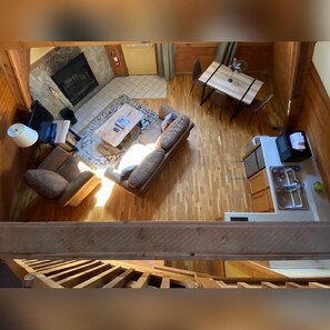 A-Frame #17 interior from loft