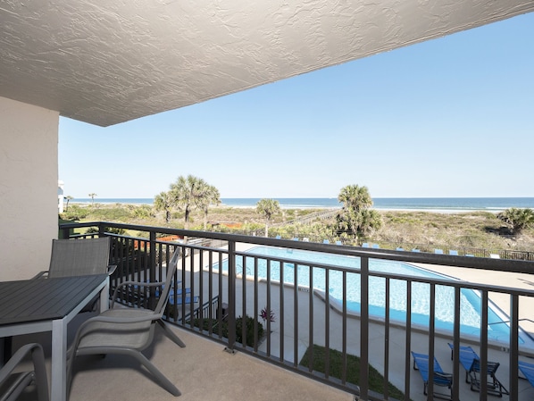 Welcome to Barefoot Trace 208 - Take in picture-perfect views while out on the balcony! Enchanting ocean waves paired with beautiful, white sands are an unforgettable sight!