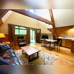 A-Frame #05 interior living 1