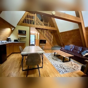 A-Frame #05 interior living 2