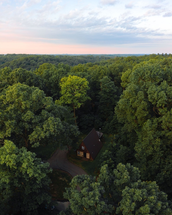 A-Frame #01 from the sky