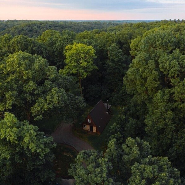 A-Frame #01 from the sky