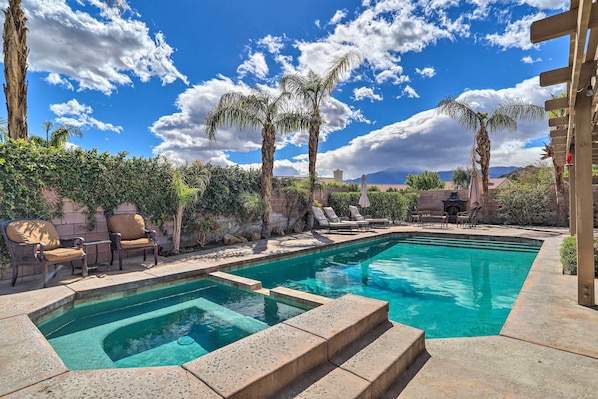 La Quinta Vacation Rental | 4BR | 2BA | 1,700 Sq Ft | 1 Step Required