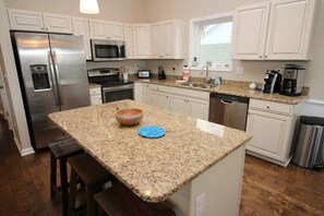 Kitchen Area Located on the Third Level