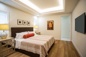 Renovated Master Bedroom with TV; First Floor
