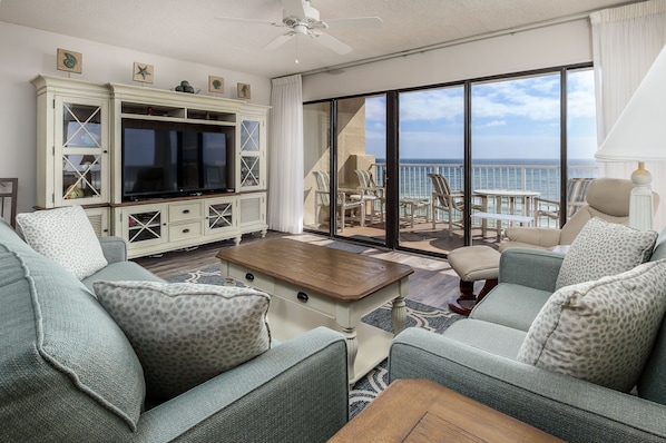 What an astonishing view of the ocean! - Beautiful Family room is GS 503 is everything you could want and need in a beach vacation home!