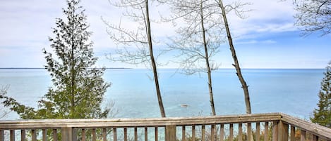 Charlevoix Vacation Rental Home | 5BR | 4.5BA | 3,929 Sq Ft | Stairs to Access