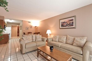 Our living space is ultra cozy and perfect for cuddling.