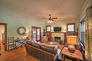 The 4-bed, 4.5-bath vacation rental home that accommodates 12 guests.