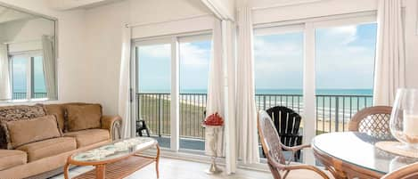 Welcome to Aquarius 804! Our vacation home is a sun-worn, well-loved condo with a stunning view.