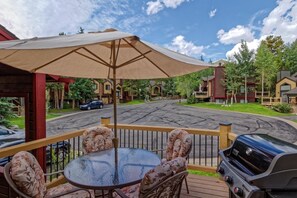 Lovely outdoor furniture and new grill to enjoy the southwest sun!