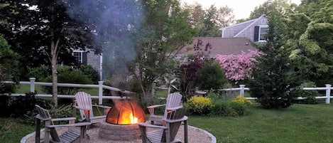 Fire Pit- 13 Lincoln Village- Harwich Port -Cape Cod -New England Vacation Rentals