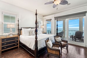 3rd Floor King Master Bedroom w/ Private Balcony and Large Private Master Bathroom