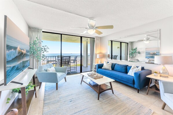 Sip coffee on the balcony, sink into the plush sofa with a good book, or unwind with a cozy movie night. This is your serene seaside escape, where every moment invites pure relaxation!