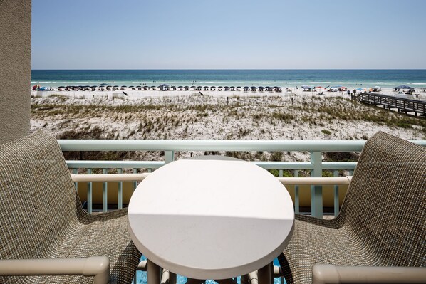 Balcony - Enjoy your morning coffee out on your private balcony!