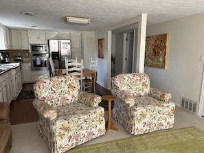 Living and dining area.