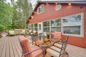 Furnished Deck | Outdoor Dining | Lake Views | Spacious Yard