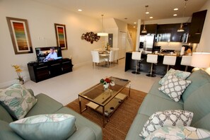 Open Floor Plan - Living, Dining Room & Kitchen
