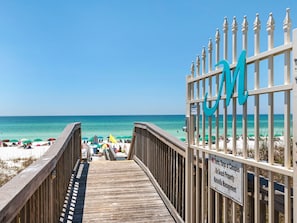 Vue sur la plage/l’océan