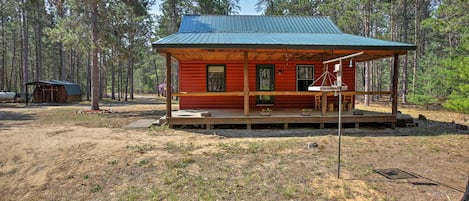 South Boardman Vacation Rental Cabin | 2 BR | 1 BA