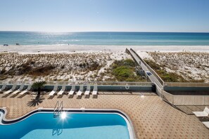 Balcony view - Gorgeous gulf front views!!