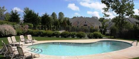 Welcome! Enjoy the community pool at 2 Captains Row, only a few steps from the home- 2 Captains Row E Chatham Cape Cod New England Vacation Rentals