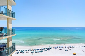 Perfect Gulf Views from the Balcony