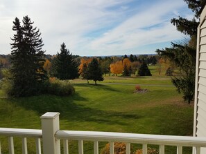 Autumn on the deck - view from the deck