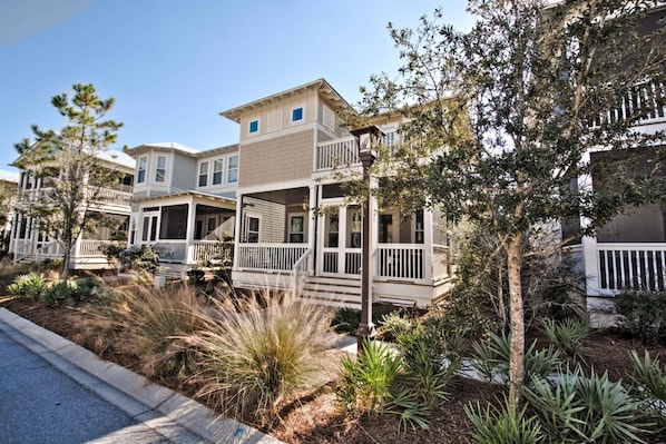 Birds of Paradise, a fabulous two story home located in the scenic neighborhood of Nature Walk