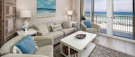 Beach front living room