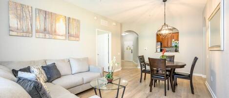 Living Room and Dining Table