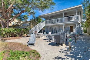 Endless Summer C - Beach side of the back of the property. Ample lounge chairs, gas grill and picnic tables.