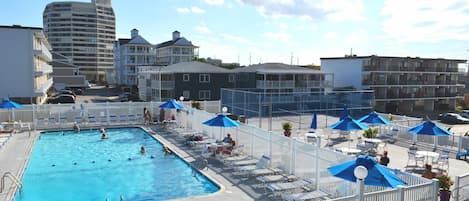 Oceanfront Outdoor Pool at Sea Terrace 207