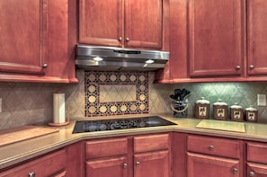 Prepare your favorite meals in this fully equipped kitchen.