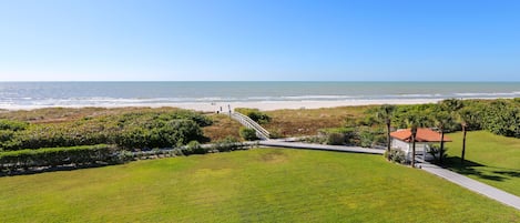 Gorgeous view from top floor balcony