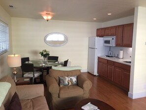 Living Room, Kitchen and Dining Area