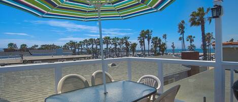 Roof Top Deck showing views to the ocean