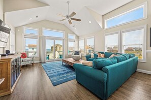 Living Area with Ocean Views on Third Level
