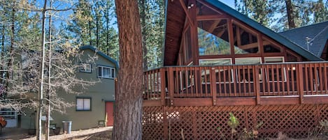 South Lake Tahoe Vacation Rental | 3BR | 2BA | 1,356 Sq Ft | Stairs to Access