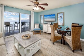 Living and dining Room View - Gather the family in the beach front living room and make some memories that will last a
lifetime!