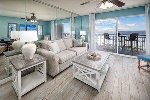 Living Room View - Cozy living room with amazing views!