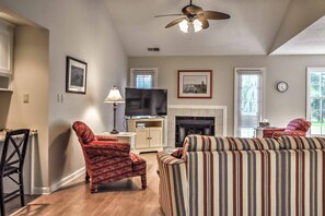 Living Room | Central A/C & Heating | Fireplace No Longer Available