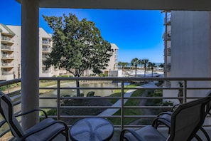Step out of the master suite to enjoy ocean breezes and this amazing view.
