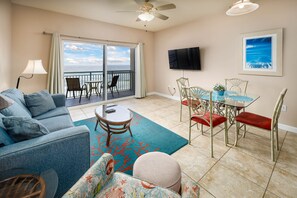 Amazing 6th floor view - Direct beachfront view from the living room and master bedroom in this lovely sixth floor condo at Pelican Isle. Plus there is wireless internet access that can be used on your balcony.