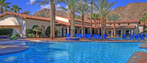 Gorgeous pool with view of the mountains