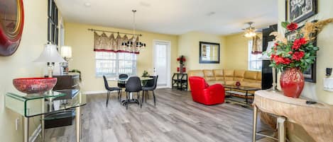 Living Room and Dining Area