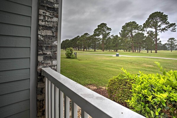 Myrtle Beach Vacation Rental | 1BR | 1.5BA | 1 Step for Access | 750 Sq Ft