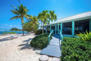 Backyard beach.